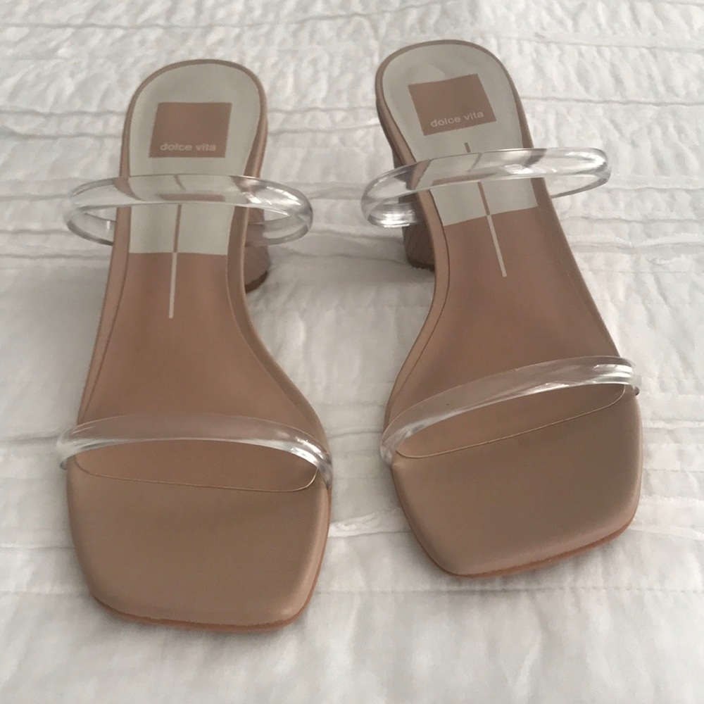 Brand new - dolce vita noles nude clear sandals